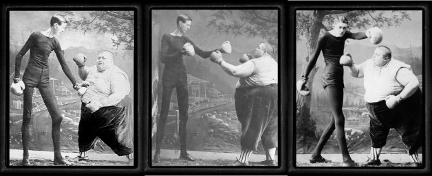 vintage-boxing triptych